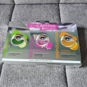 SpaScriptions Bedazzled Hydrogel Under Eye Pads - Multi-Pack, 12 Pairs